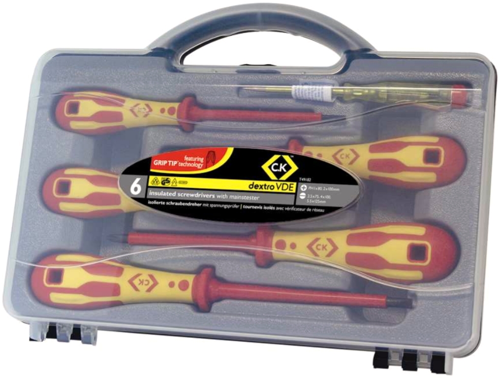 סט מברגים מבודדים CK TOOLS DEXTRO VDE T49182
